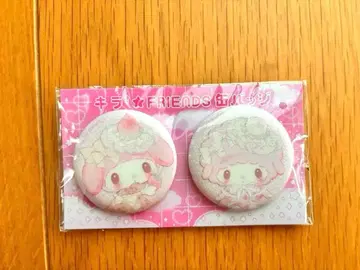 마이멜로디 피아노 딸기 반짝반짝 프렌즈 캔뱃지