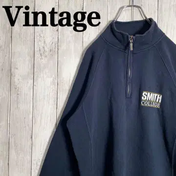 [인기] 잔스포츠 원포인트 로고 하프 지퍼 맨투맨 칼리지 로고