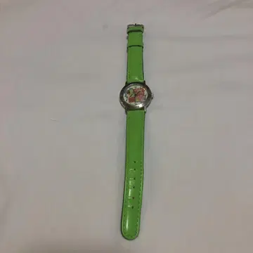핑크 팬서 그린 컬러 손목시계