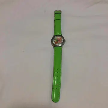 핑크 팬서 그린 컬러 손목시계