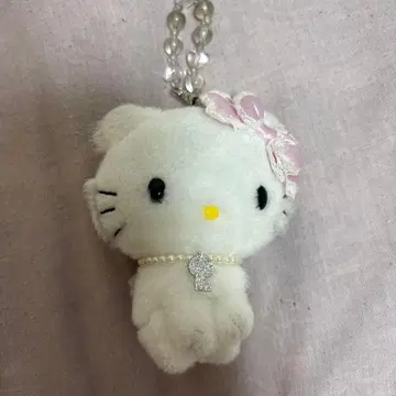 챠미 키티 봉제 인형 마스코트 키링 산리오