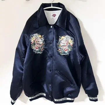 극미품 카츠야쿠 걸즈 스카잔 자수 YOCSOB YOKOHAMA L