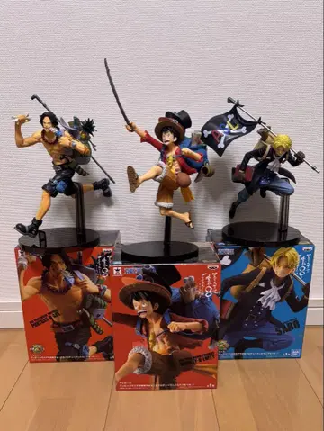 원피스 에이스 루피 사보 피규어 3체 세트