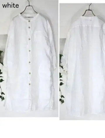 OMNIGOD ] (옴니갓) 린넨 캔버스 스탠드 칼라 OP