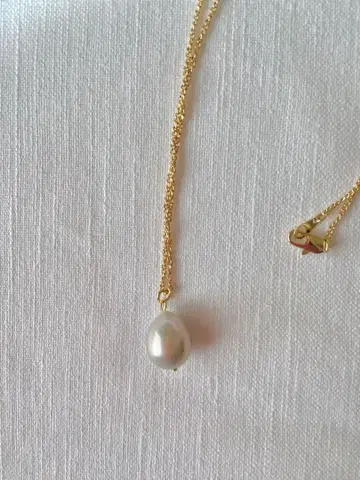 진주 펜던트 목걸이