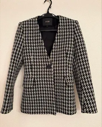 Maje 노카라 자켓