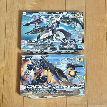 CORE GUNDAM II G-3 & TITANS COLOR 세트