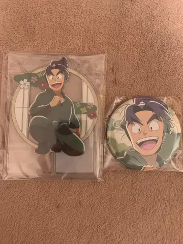 닌타마 란타로 시오에 분지로 세가 럭키 쿠지 아크릴 스탠드 캔뱃지