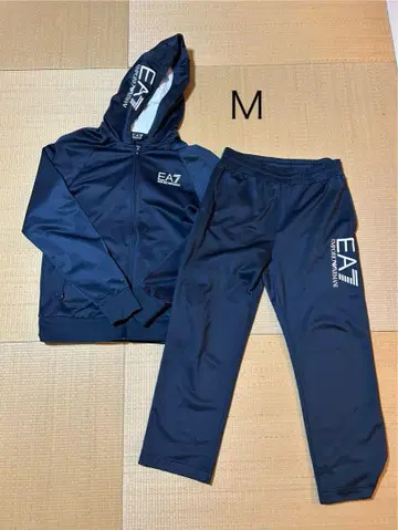 [ EMPORIO ARMANI ] EA7 네이비 저지 셋업 M