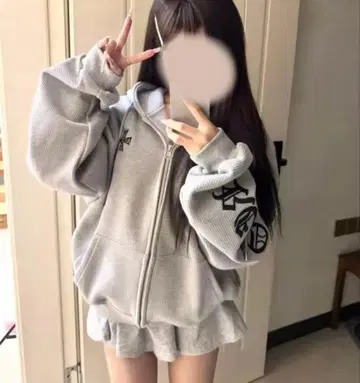 십자가 y2k 그런지 헤이세이 갸루 펑크 락 영문 후드티 시크 스타일
