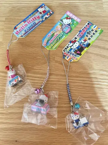 지역 한정 키티 매듭 스트랩 레어 알피코 로프웨이 츠키지 시장