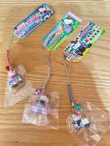 지역 한정 키티 매듭 스트랩 레어 알피코 로프웨이 츠키지 시장