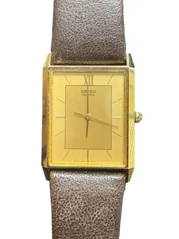 SEIKO 손목시계 9021-5290 스퀘어 골드