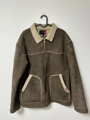 초레어 90s~00s 퀵실버 브라운 플리스 자켓