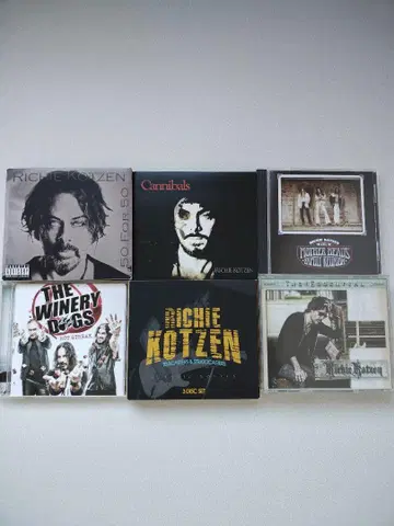 Richie Kotzen & The Winery Dogs CD 6장 세트