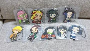 제일복권 귀멸의 칼날 큥캐릭터 러버 스트랩