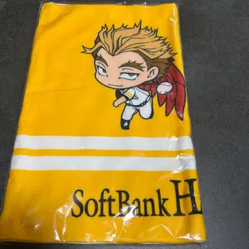 소프트뱅크 호크스 히로아카 콜라보 페이스 타월