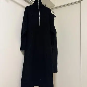 STYLEMIXER 블랙 니트 원피스