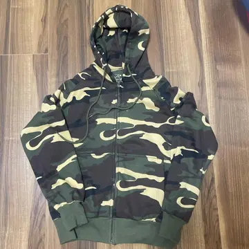 Rothco 카모플라쥬 지퍼 후드티 써멀