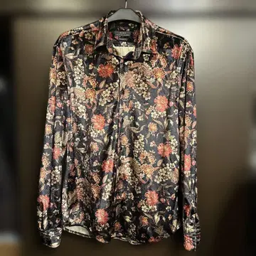 고급스러운 벨로아 느낌 올 패턴 셔츠 ZARA