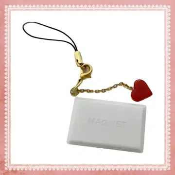 [ 레어 헤이세이 레트로 ] MAGNET 하트 스트랩