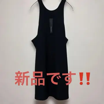 미즈이로 인드 크루넥 튜닉 원피스 블랙 새상품
