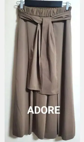 세일! ADORE 턱 와이드 팬츠 브라운