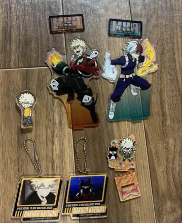 바쿠고 카츠키 토도로키 쇼토 아크릴 스탠드 키링 세트