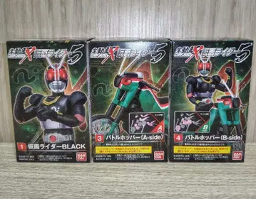 SHODO X 가면라이더 5 BLACK & 배틀 호퍼 세트