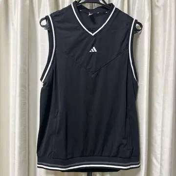 adidas 블랙 골프 슬리브리스 베스트
