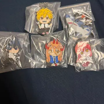 데포라바! 극장판 체인소 맨 레제편 러버 키링 세트