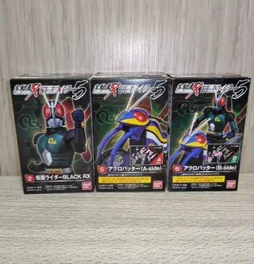 SHODO X 가면라이더 5 BLACK RX & 아크로바터 세트