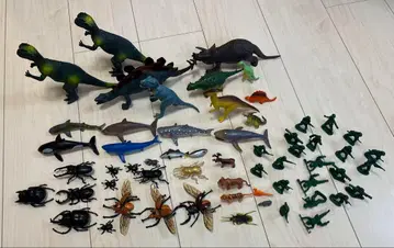 공룡 해양 생물 곤충 피규어 세트