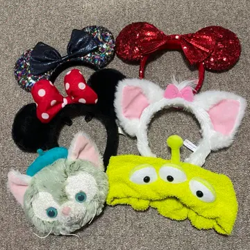 디즈니랜드 시 머리띠 미니백 헤어밴드