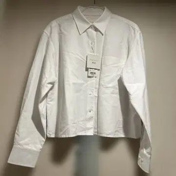유니클로 JW ANDERSON 화이트 긴팔 셔츠 S