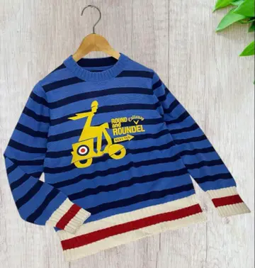 새상품급 callaway 보더 니트 스웨터 S 25사308