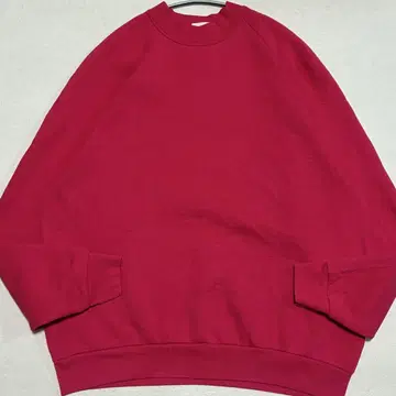 90s FRUIT OF THE LOOM 플레인 무지 래글런 맨투맨