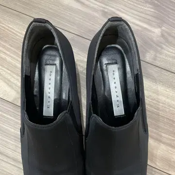 Espresso 블랙 플랫슈즈
