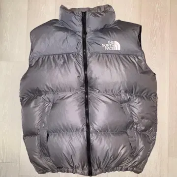 The North Face 눕시 다운 베스트 센터 로고 700필