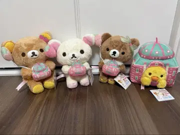 [새상품급] 리락쿠마 이치고 이치에 봉제 인형 세트 도쿄역 한정판