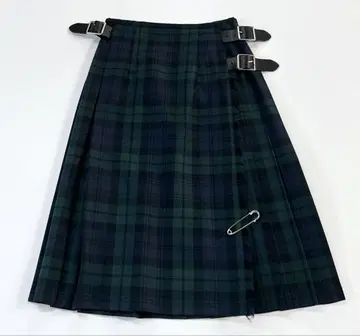 컨디션 최상*오닐 오브 더블린 플리츠 스커트 블랙워치 스테디셀러 인기