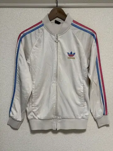 adidas 화이트 트랙 자켓 S
