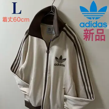 새상품 L] 아디다스 트랙 자켓 탑 베이지 모카 브라운 브라운