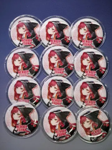 브이스포! 네코타 츠나 RAGE VALORANT 2024 캔뱃지 12개