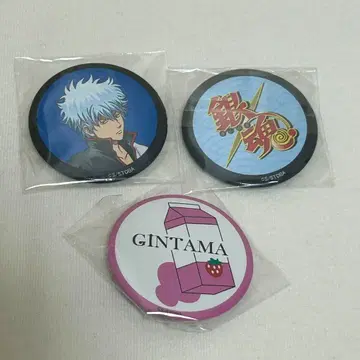 은혼 시마무라 아베일 콜라보 사카타 긴토키 미니 캔뱃지 세트