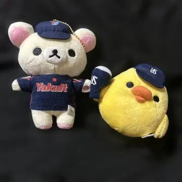 리락쿠마 코리락쿠마 야쿠르트 스왈로즈 마스코트 키체인