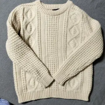 90's Gaeltarra 핸드메이드 아란 니트 아일랜드 제조