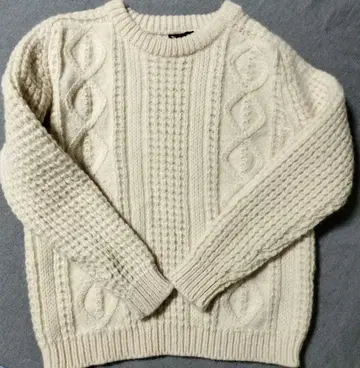 90's Gaeltarra 핸드메이드 아란 니트 아일랜드 제조