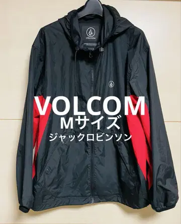 VOLCOM 마운틴 파카 M 사이즈 잭 로빈슨 블랙 레드