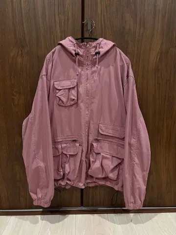 thisisneverthat 후드 부착 핑크 자켓